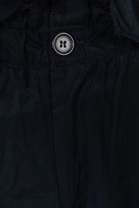 U377 makes pure color dark blue drawstring yoga sweatpants with wide waist, rubber bands and long feet. Combed sweatpants sweatpants franchise store 100% Tencel detail view-3